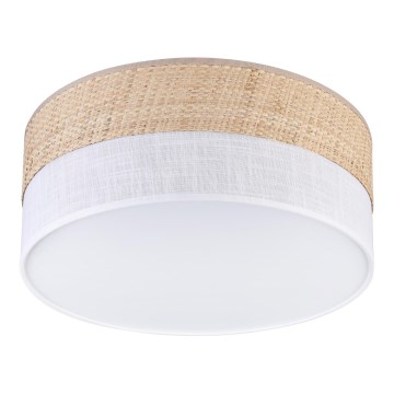 LED plafonsko svetlo SIRJA BOHO LED/20W/230V 4000K prečnik 35 cm bež/belo