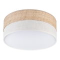 LED plafonsko svetlo SIRJA BOHO LED/20W/230V 4000K prečnik 35 cm bež/krem