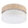 LED plafonsko svetlo SIRJA BOHO LED/20W/230V 4000K Ø 35 cm bež/krem