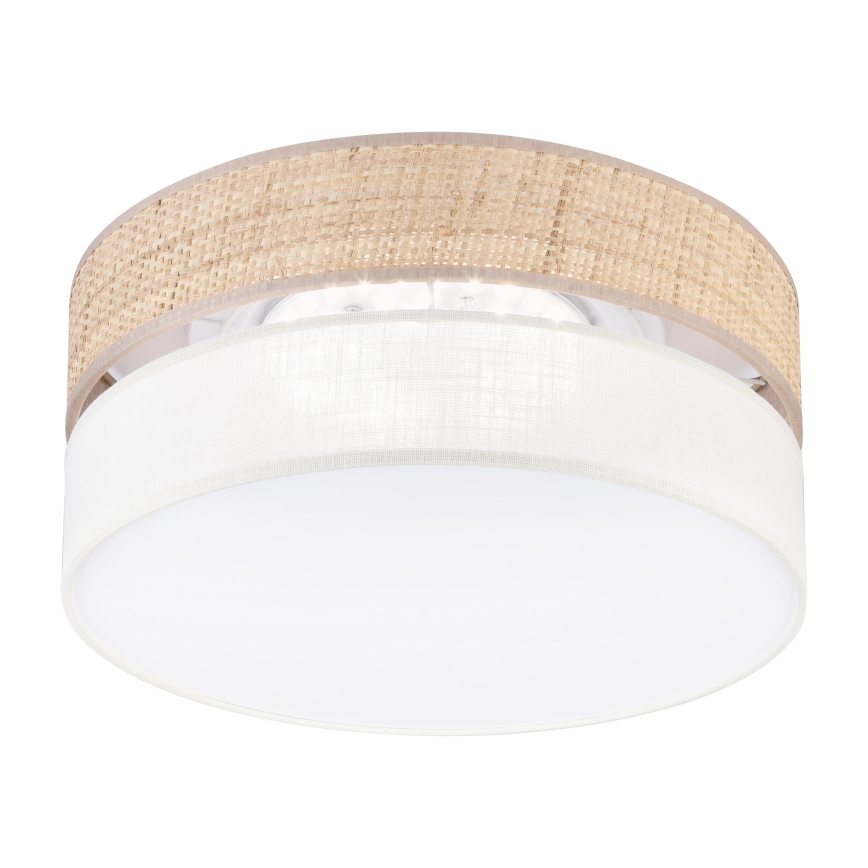 LED plafonsko svetlo SIRJA BOHO LED/20W/230V 4000K Ø 35 cm bež/krem