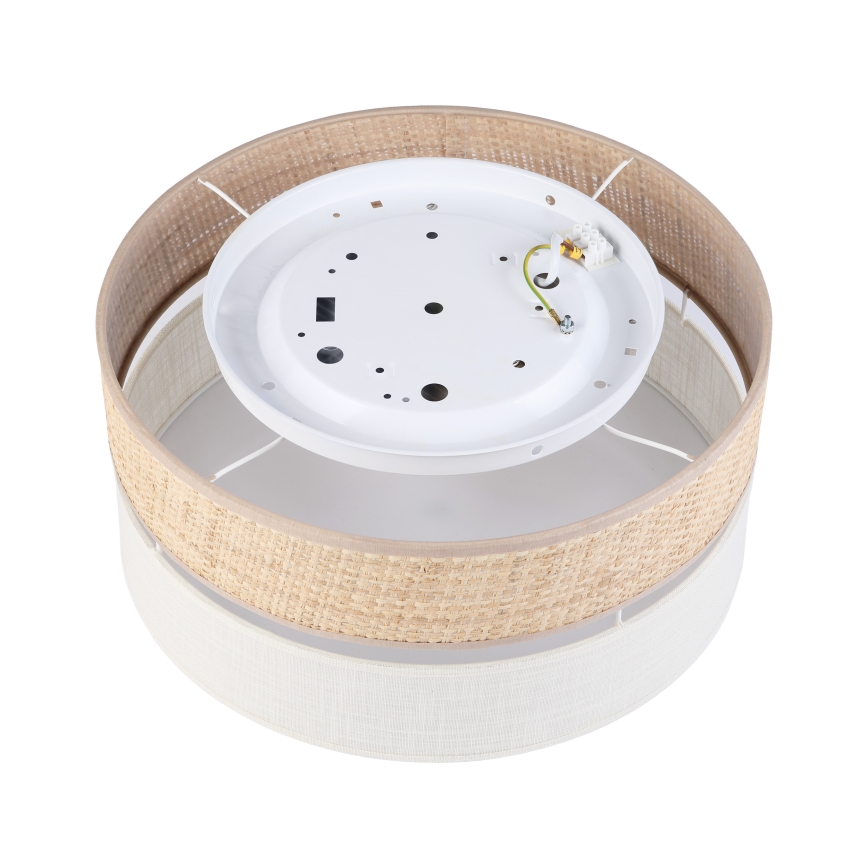 LED plafonsko svetlo SIRJA BOHO LED/20W/230V 4000K Ø 35 cm bež/krem