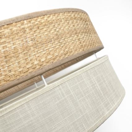 LED plafonsko svetlo SIRJA BOHO LED/20W/230V 4000K Ø 35 cm bež/krem