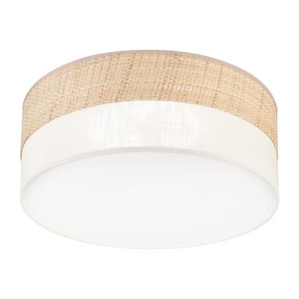 LED plafonsko svetlo SIRJA BOHO LED/20W/230V 4000K prečnik 35 cm bež/krem