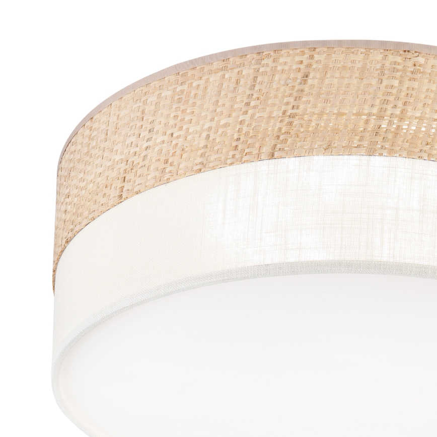 LED plafonsko svetlo SIRJA BOHO LED/20W/230V 4000K prečnik 35 cm bež/krem