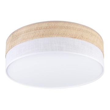 LED plafonsko svetlo SIRJA BOHO LED/36W/230V 4000K prečnik 45 cm bež/bela
