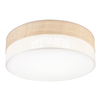 LED plafonsko svetlo SIRJA BOHO LED/36W/230V 4000K prečnik 45 cm bež/krem