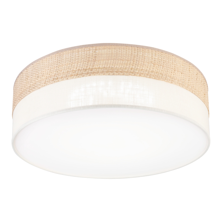 LED plafonsko svetlo SIRJA BOHO LED/36W/230V 4000K prečnik 45 cm bež/krem