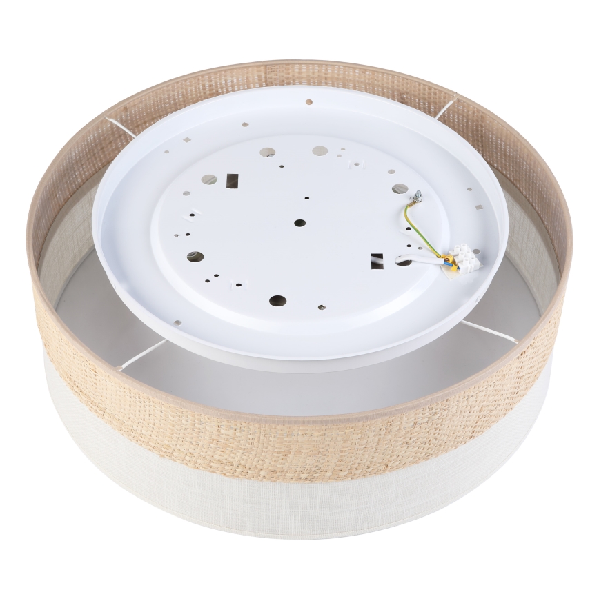 LED plafonsko svetlo SIRJA BOHO LED/36W/230V 4000K prečnik 45 cm bež/krem