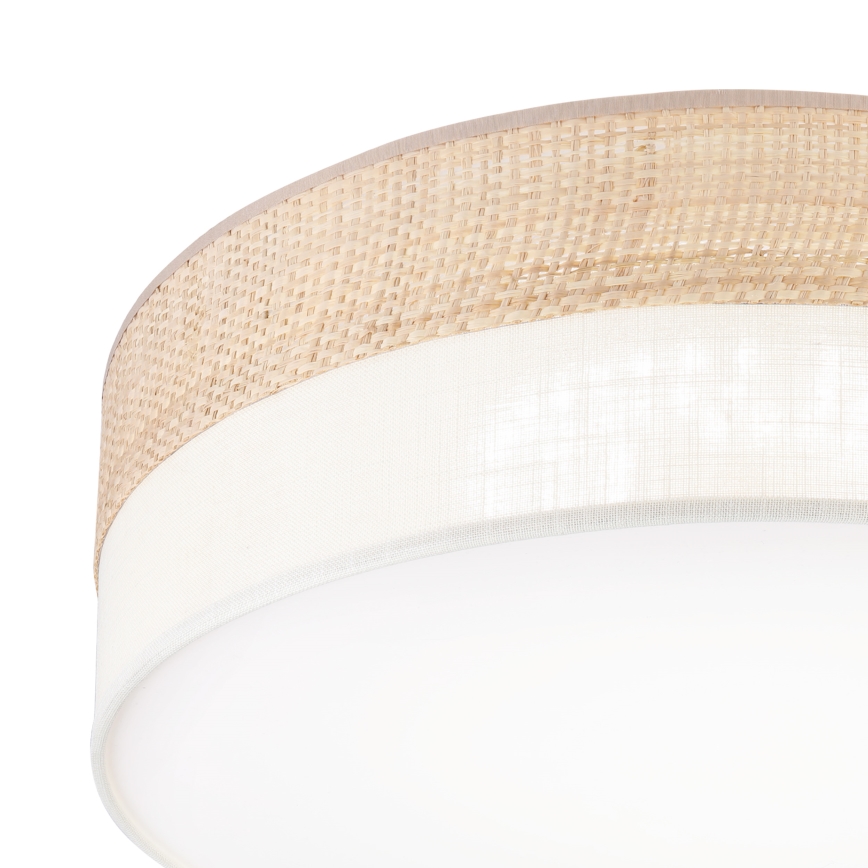 LED plafonsko svetlo SIRJA BOHO LED/36W/230V 4000K prečnik 45 cm bež/krem