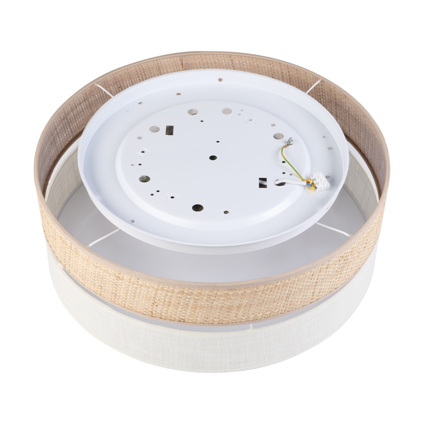 LED stropna svetiljka SIRJA BOHO LED/36W/230V 4000K Ø 45 cm bež/krem