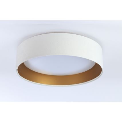 LED prigušiva plafonska svetiljka SMART GALAXY LED/24W/230V prečnika 45 cm 2700-6500K Wi-Fi Tuya bela/zlatna + daljinski upravljač