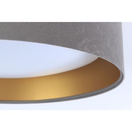 LED prigušiva plafonska lampa SMART GALAXY LED/24W/230V prečnik 45 cm 2700-6500K Wi-Fi Tuya siva/zlatna + daljinski upravljač
