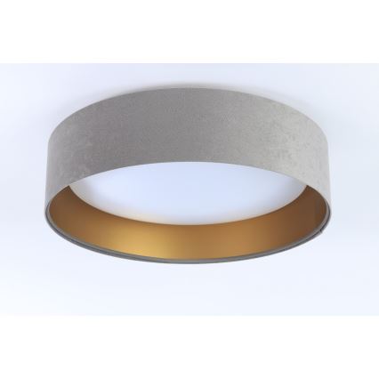 LED prigušiva plafonska lampa SMART GALAXY LED/24W/230V prečnik 45 cm 2700-6500K Wi-Fi Tuya siva/zlatna + daljinski upravljač