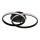 LED plafonsko svetlo TITANO LED/12W/230V crno