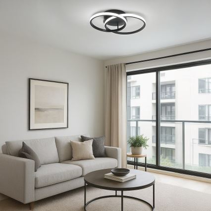 LED plafonsko svetlo TITANO LED/12W/230V crno