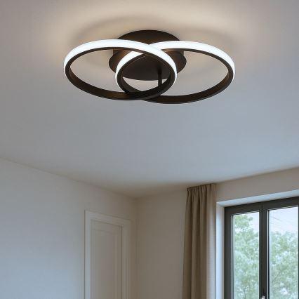 LED plafonsko svetlo TITANO LED/12W/230V crno