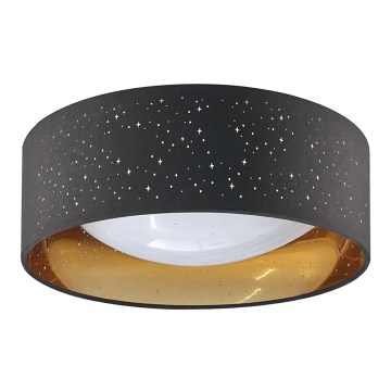 LED plafonsko svetlo TULUZA LED/18W/230V prečnik 32 cm crno