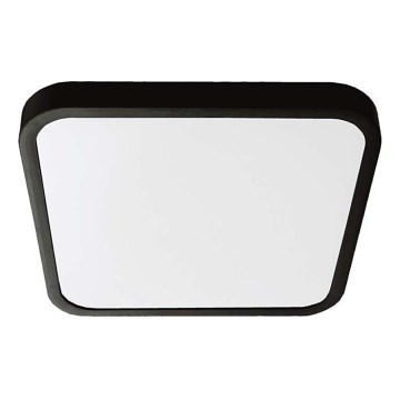 LED plafonsko svetlo za kupatilo 18W/230V 3000K IP44 25x25 cm, crno