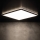LED plafonsko svetlo za kupatilo AZPO LED/22W/230V 42x42 cm IP54 crna