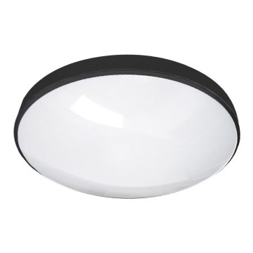 LED plafonsko svetlo za kupatilo CIRCLE LED/24W/230V 4000K prečnik 37 cm IP44 crno