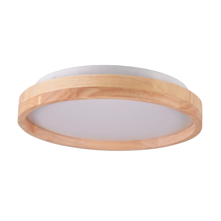 LED drveno plafonsko svetlo za kupatilo LED/12W/230V Ø 27 cm IP44 hrast