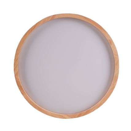 LED drveno plafonsko svetlo za kupatilo LED/12W/230V Ø 27 cm IP44 hrast