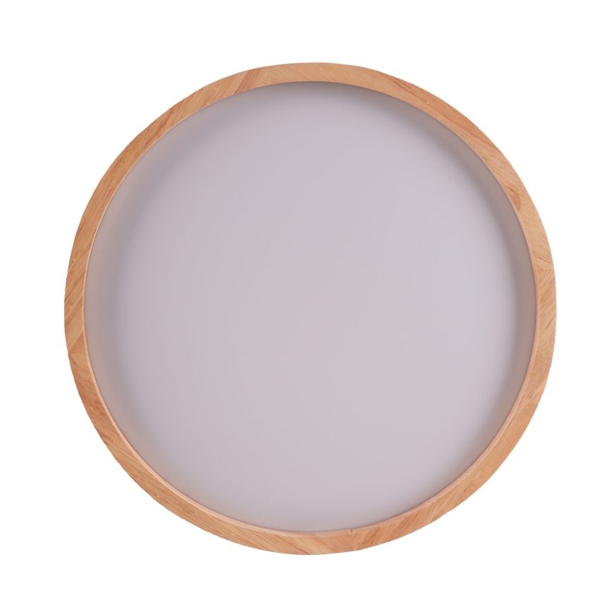 LED drveno plafonsko svetlo za kupatilo LED/12W/230V Ø 27 cm IP44 hrast