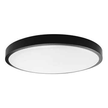 LED plafonsko svetlo za kupatilo LED/18W/230V 6500K IP44 Ø 25 cm crno