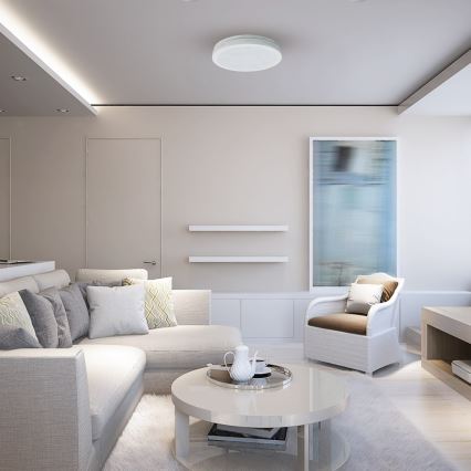 LED plafonsko svetlo za kupatilo MARLON LED/36W/230V, prečnik 30 cm, IP54, belo