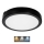 LED plafonsko svetlo za kupatilo NAIROS LED/18W/230V 3000/4000/6500K IP65 prečnik 30 cm crno