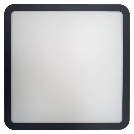 LED kupatilsko stropno svetlo sa senzorom ELLÉ LED/24W/230V 3000/4000/6500K 26x26 cm IP54 antracit