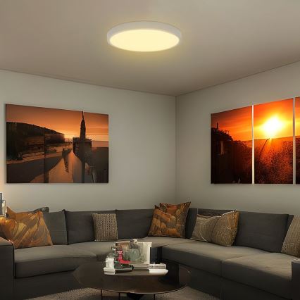 LED stropno svetlo za kupatilo sa senzorom SAMSUNG čip LED/24W/230V IP44 4000K prečnik 35 cm belo + daljinski upravljač