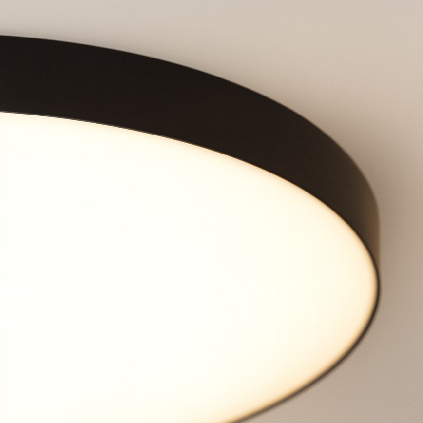 LED kupatilsko plafonsko svetlo sa senzorom MAYA LED/13W/230V Ø 33 cm IP44 crno
