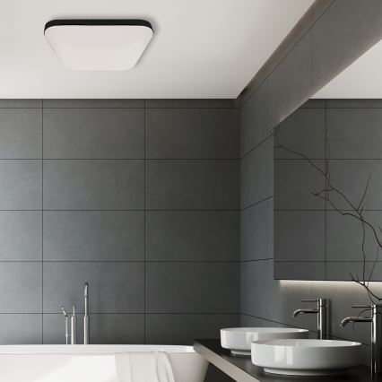 LED plafonsko svetlo za kupatilo sa senzorom NEMO LED/16W/230V IP44 crno