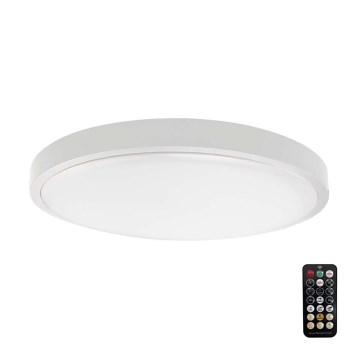 LED plafonsko svetlo za kupatilo sa senzorom, SAMSUNG čip, LED 18W, 230V, IP44, 3000K, prečnik 29 cm, belo + daljinski upravljač