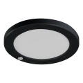 LED plafonsko/ugradno svetlo sa senzorom pokreta 2u1 ERGA LED/17W/230V 3000/4000/6500K crna