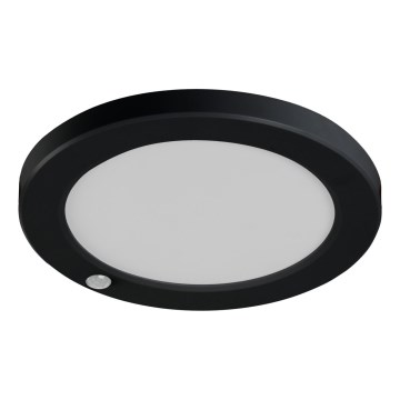 LED plafonsko/ugradno svetlo sa senzorom pokreta 2u1 ERGA LED/17W/230V 3000/4000/6500K crna