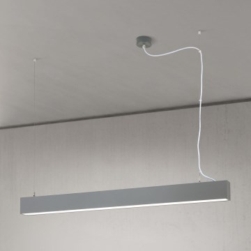LED plafonsko/viseće svetlo 2u1 PALKKI LED/38W/230V 3000/4000/5000K sivo