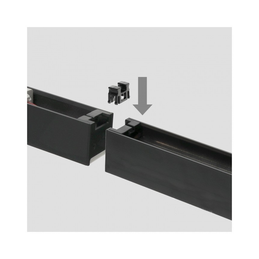 LED stropna nadgradna viseća svetiljka KOLINE LED/40W/230V 3000/4000/6500K 120 cm crna