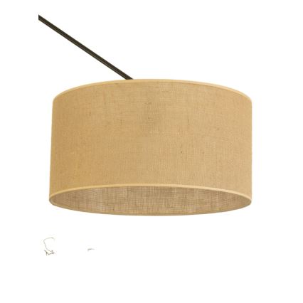 LED podesiv luster na šipci GORTA 1xE27/60W/230V juta