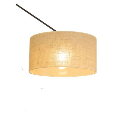 LED podesiv luster na šipci GORTA 1xE27/60W/230V juta