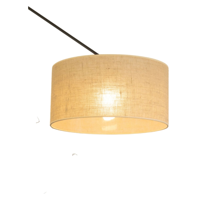 LED podesiv luster na šipci GORTA 1xE27/60W/230V juta