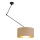 LED podesiv luster na stalku GORTA 1xE27/60W/230V bež/zlatna