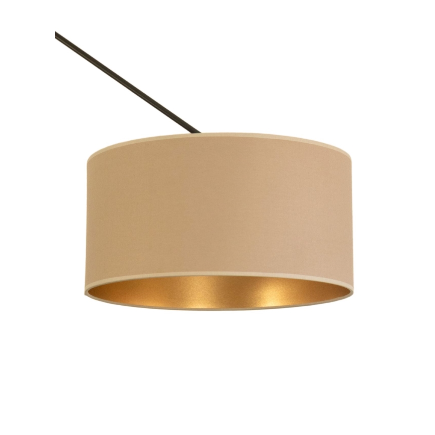 LED podesiv luster na stalku GORTA 1xE27/60W/230V bež/zlatna