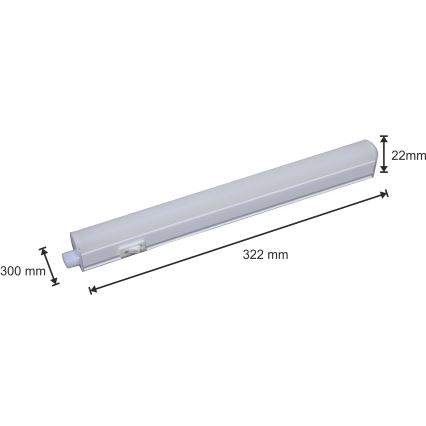 LED podkuhinjsko svetlo LED/4W/230V