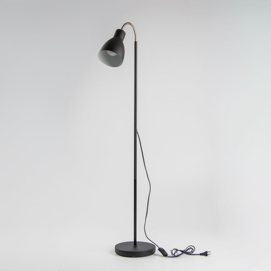 LED podna lampa 1xE27/7W/230V crna