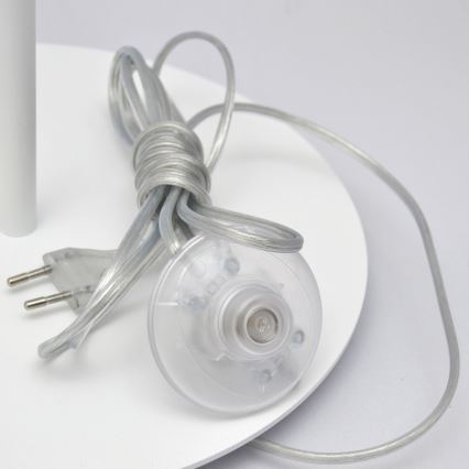 LED podna lampa HELEN 1xE27/15W/230V bela
