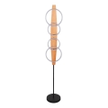LED podna lampa MELISA LED/25W/230V borovina
