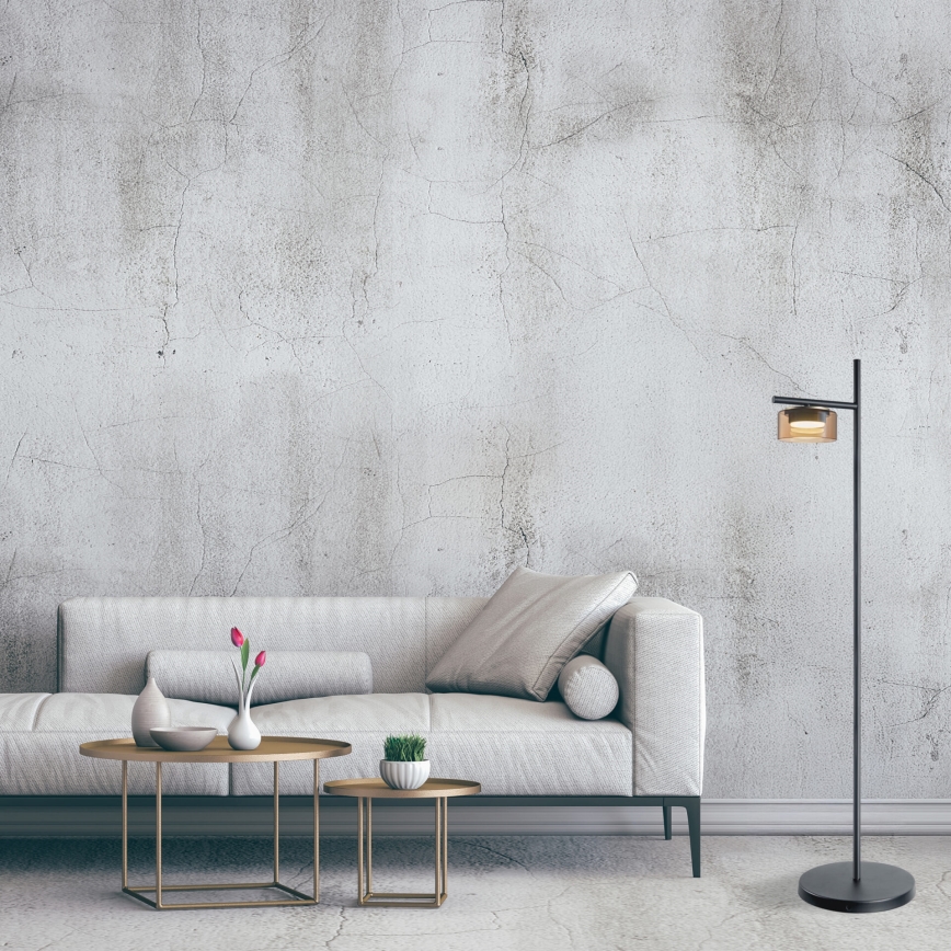 LED podna lampa OFELIA 1xGX53/6W/230V crna/bež