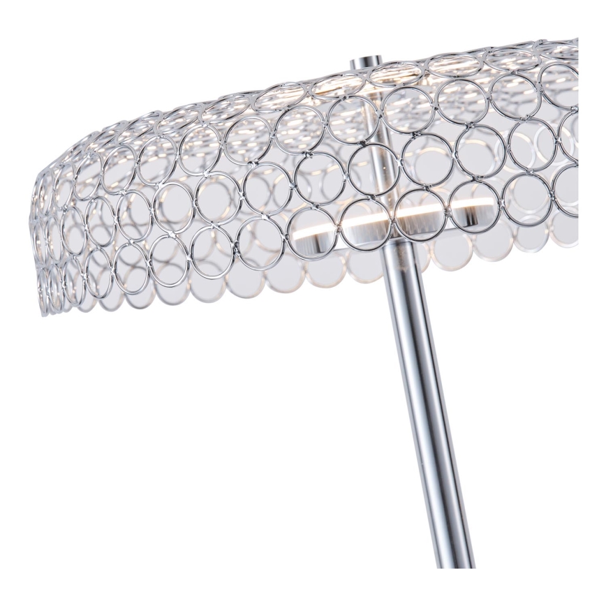 LED podna lampa PERFORATO LED/10W/230V 3000K sjajni hrom